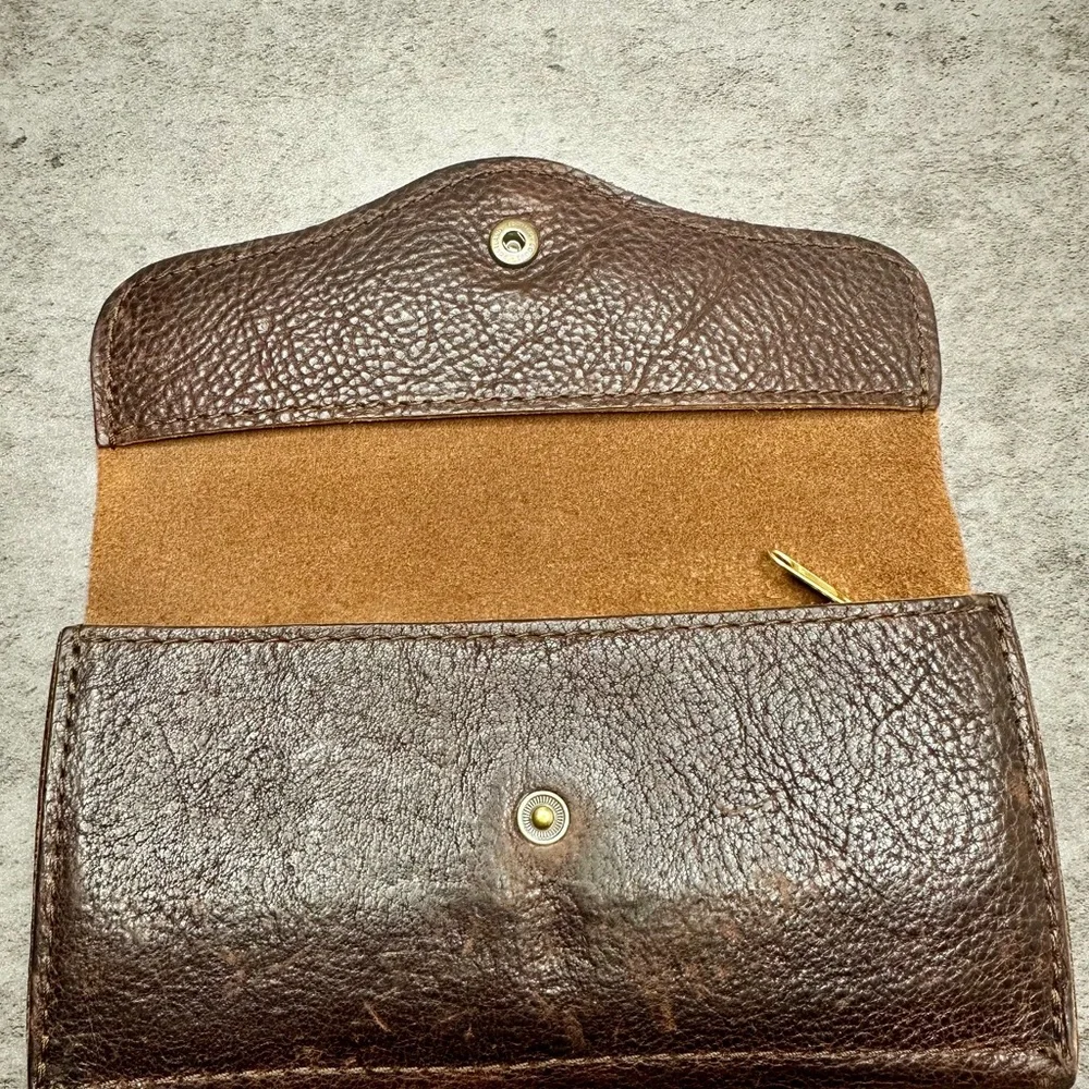 Portland Leather Brown Leather Wallet - Picture 3 of 6